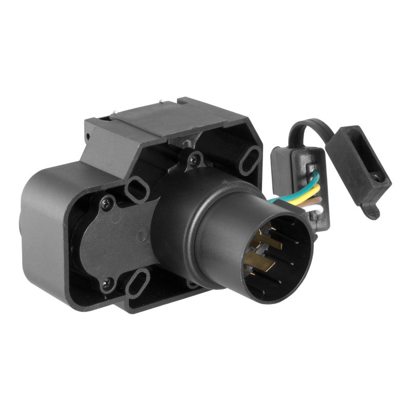 Curt Dual-Output 7 & 4-Way Connector w/Backup Alarm (Plugs into USCAR)