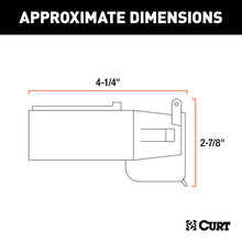 Load image into Gallery viewer, Curt Adapter w/Alarm (7-Way RV Blade to 6-Way Round Trailer Center Pin Auxiliary)