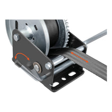 Load image into Gallery viewer, Curt Hand Winch w/20ft Strap (1900lbs 8in Handle)