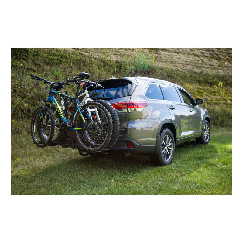 Curt Tray-Style Hitch-Mounted Bike Rack (2 Bikes 1-1/4in or 2in Shank)