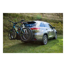 Load image into Gallery viewer, Curt Tray-Style Hitch-Mounted Bike Rack (2 Bikes 1-1/4in or 2in Shank)