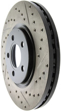 Load image into Gallery viewer, StopTech 03-09 Chrysler PT Cruiser Tur / 03-05 Dodge Neon SRT-4 Front Left Slotted &amp; Drilled Rotor