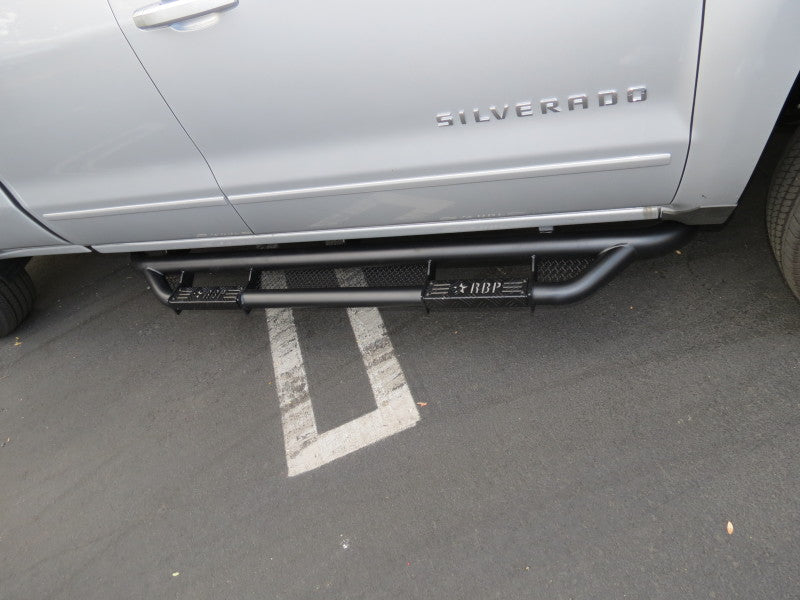 RBP RX-3 Step Bars 07-18 Chevrolet/GMC 1500/2500HD/3500HD Extended Cab (All Beds) - Black