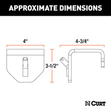 Load image into Gallery viewer, Curt Weight Distribution Clamp-On Hookup Brackets (2-Pack)