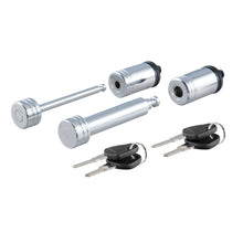 Load image into Gallery viewer, Curt Hitch &amp; Coupler Lock Set (2in Receiver 2-1/2in Latch)