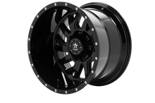 Load image into Gallery viewer, RBP 65R Glock 22x14 8x165.1 BP / 4.5 BS -76mm Offset 121.3mm CB (Hub Centric) Gloss Black Wheel