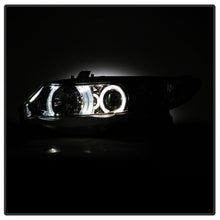 Load image into Gallery viewer, Spyder Honda Civic 06-08 2Dr Projector Headlights LED Halo Chrome High H1 Low H1 PRO-YD-HC06-2D-HL-C