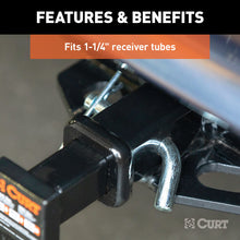 Load image into Gallery viewer, Curt 1/2in Hitch Pin w/Groove (1-1/4in Receiver Zinc)