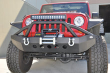 Load image into Gallery viewer, DV8 Offroad 07-18 Jeep Wrangler JK/JL FS-6 Mid Length Steel Front Bumper