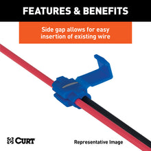 Load image into Gallery viewer, Curt Snap Lock Tap Connectors (12-10 Wire Gauge 100-Pack)