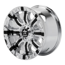Load image into Gallery viewer, RBP 94R 17x9.0 5x127/139.7 BP / 4.5 BS / -12mm Offset 78mm CB Chrome w/Black Inserts Wheel