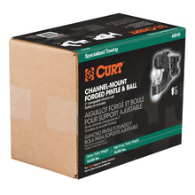 Load image into Gallery viewer, Curt Replacement Channel Mount Ball &amp; Pintle Combination (2in Ball 10000lbs)