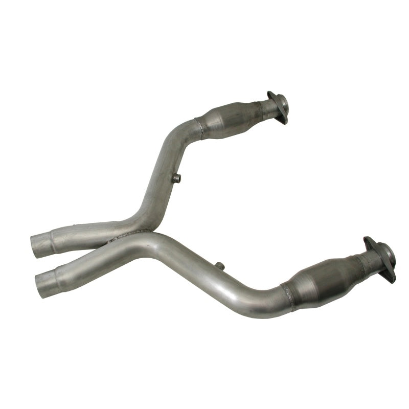 BBK 05-10 Mustang 4.6 Short Mid X Pipe With Catalytic Converters 2-3/4 For BBK Long Tube Headers