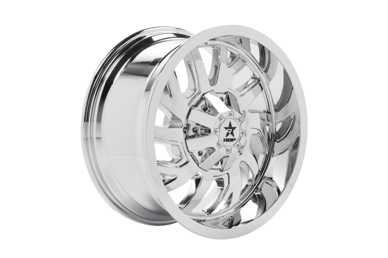 RBP 65R Glock 20x10 5x139.7 BP / 5.5 BS 0mm Offset 78mm CB (Hub Centric) Chrome Wheel