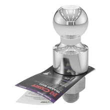 Load image into Gallery viewer, Curt 1-7/8in Trailer Ball (1in x 2-3/16in Shank 1in Rise 3500lbs Chrome)