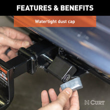 Load image into Gallery viewer, Curt 1/2in Hitch Lock (1-1/4in Receiver Deadbolt Chrome)