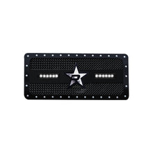 Load image into Gallery viewer, RBP RX-3 Midnight Edition Black LED Bar Grille (Studded) 07-17 Jeep JK Wrangler (All Models)
