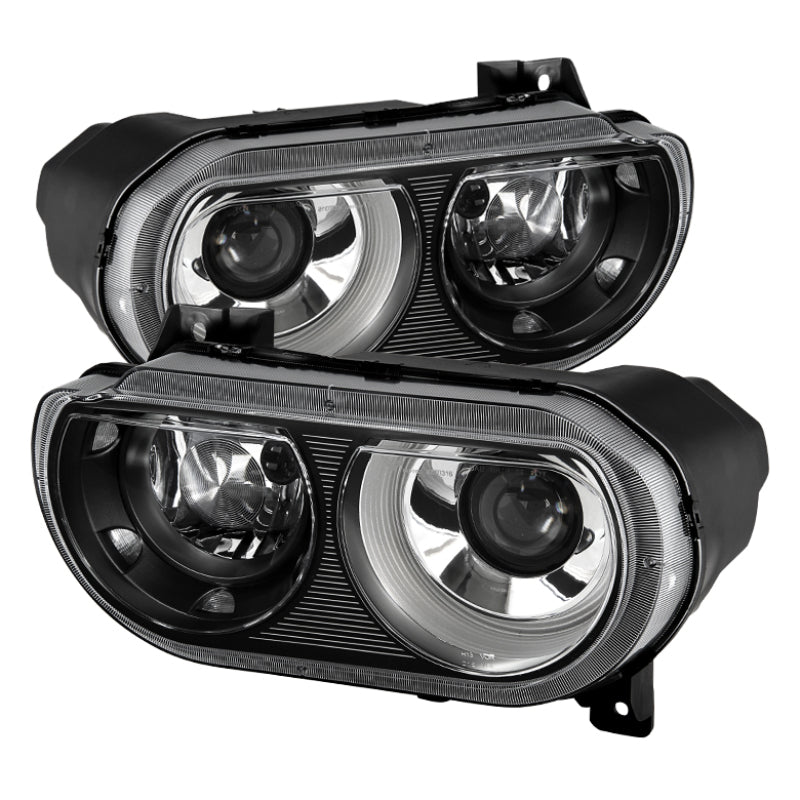 xTune Dodge Challenger 08-14 Xenon Hid Model Only Projector Headlamps Black HD-JH-DCHAL08-HID-BK