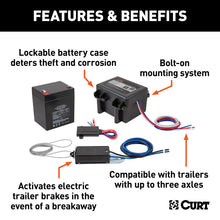 Load image into Gallery viewer, Curt Soft-Trac 1 Breakaway Kit w/Charger
