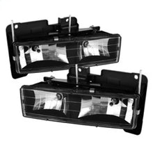 Load image into Gallery viewer, xTune Chevy Suburban 88-98 Crystal Headlights Black HD-JH-CCK88-BK