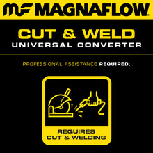 Load image into Gallery viewer, MagnaFlow Universal Catalytic Converter 2.5 inch T2 Front