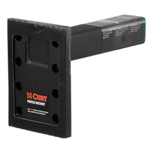 Load image into Gallery viewer, Curt Adjustable Pintle Mount (2in Shank 10000lbs 7in High 8in Long)