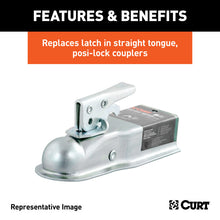 Load image into Gallery viewer, Curt Replacement 1-7/8in Posi-Lock Coupler Latch for Straight-Tongue Couplers