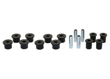 Load image into Gallery viewer, Whiteline 89-95 Toyota Pickup / 01-04 Toyota Tacoma Rear Leaf Spring Shackle Bushing Kit