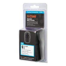 Load image into Gallery viewer, Curt Trailer Ball Cover (Fits 1-7/8in or 2in Balls Black Rubber Packaged)