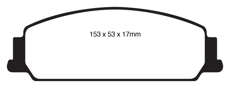 EBC 08-10 Pontiac G8 3.6 Yellowstuff Front Brake Pads