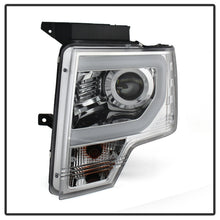 Load image into Gallery viewer, Spyder Ford F150 13-14 Projector Factory Xenon Model- Light Bar DRL Chrm PRO-YD-FF15013-LBDRL-HID-C