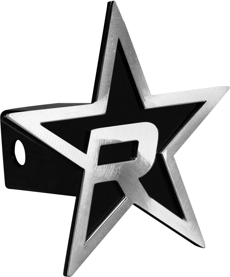 RBP Black Star Hitch Cover - Brushed 5in. Star (For 2in. Hitch Receivers Only)
