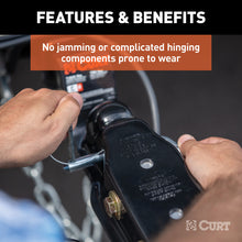 Load image into Gallery viewer, Curt QuickPin No-Latch 2in Trailer Coupler (3in Channel - 3500 lbs)