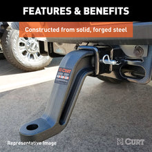 Load image into Gallery viewer, Curt Industrial Duty Forged Ball Mount (3in Shank 21000lbs 6in Drop 10in Long)