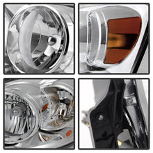 Load image into Gallery viewer, xTune Dodge Ram 1500 06-08 / Ram 2500/3500 06-09 Amber Crystal Headlights Chrome HD-JH-DR06-AM-C