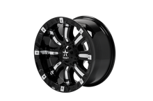 Load image into Gallery viewer, RBP 94R 18x9.0 8x170 BP / 5.5 BS 10mm Offset 129mm CB (Hub Centric) Black w/Chrome Inserts Wheel