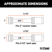 Load image into Gallery viewer, Curt Hitch &amp; Coupler Lock Set (2in Receiver 2-1/2in Latch)