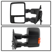 Load image into Gallery viewer, xTune Ford Superduty 08-15 L&amp;R Extendable Power Heated Adjust Mirror Amber MIR-FDSD08S-PW-AM-SET