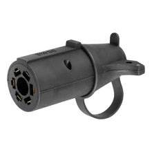 Load image into Gallery viewer, Curt Adapter (7-Way RV Blade to 6-Way Round Trailer Center Pin Brake Packaged)