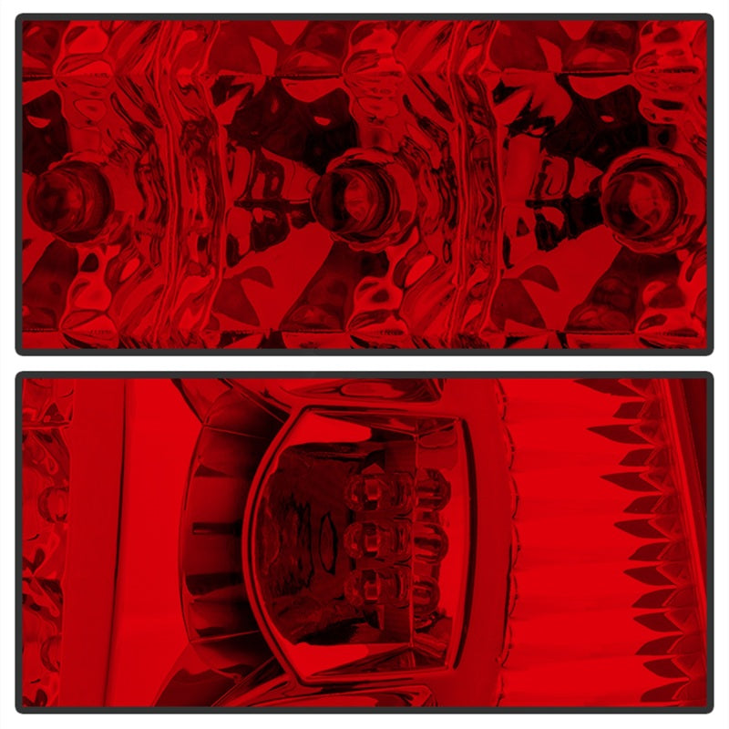 xTune Ford F150 Styleside 97-03 Super Duty 99-07 LED Tail Lights Red Smoke ALT-ON-FF15097-LED-RC