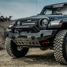 Load image into Gallery viewer, Westin 18-20 Jeep Wrangler WJ2 Full Width Front Bumper w/LED Light Bar Mount Textured Black