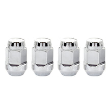 Load image into Gallery viewer, McGard Hex Lug Nut (Cone Seat Bulge Style) 7/16-20 / 3/4 Hex / 1.45in. Length (4-Pack) - Chrome