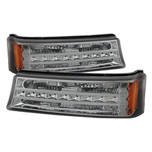 Load image into Gallery viewer, xTune Chevy Silverado 03-06 / Avalanche 02-06 LED Bumper Lights Smoke CBL-JH-CS03-LED-SM