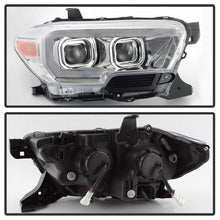 Load image into Gallery viewer, xTune 16-18 Toyota Tacoma SR/SR5 DRL Projector Headlights w/Turn Signal - Chrm (PRO-JH-TTA16-SR-C)