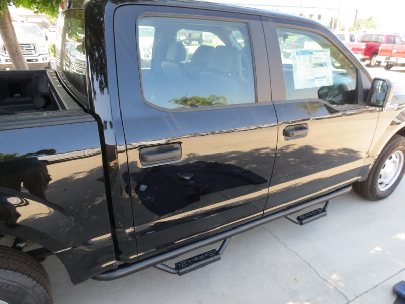 RBP RX-7 Step Bars 15-18 Ford F-150 Supercrew Cab 5.5ft. Box - Black