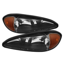 Load image into Gallery viewer, xTune Pontiac Grand Am 99-05 Crystal Headlights Black HD-JH-PGAM99-AM-BK