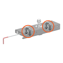 Load image into Gallery viewer, Curt Replacement Double Lock EZr Safety Chain Anchor Kit