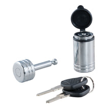 Load image into Gallery viewer, Curt Coupler Lock (1/4in Pin 7/8in Latch Span Barbell Chrome)