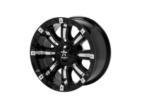 Load image into Gallery viewer, RBP 94R 18x9.0 8x170 BP / 5.5 BS 10mm Offset 129mm CB (Hub Centric) Black w/Chrome Inserts Wheel