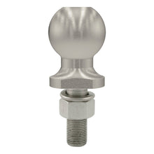 Load image into Gallery viewer, Curt 2in Trailer Ball (3/4in x 2-1/8in Shank 3500lbs Stainless Packaged)